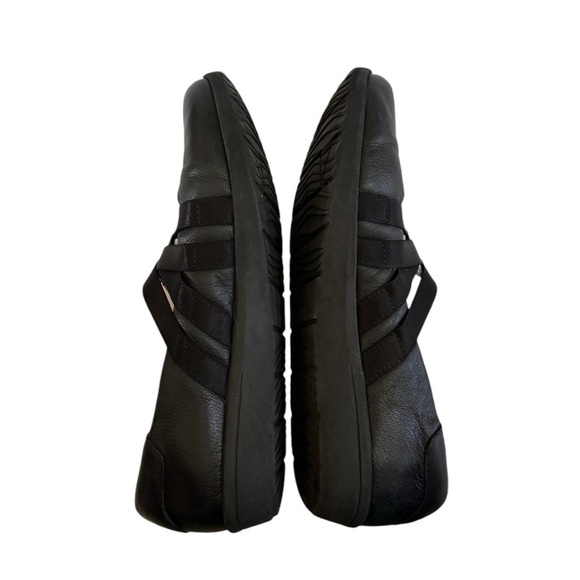 Vionic Black Magnolia Serenity Leather Strappy Slip On Loafer Flats Size 8.5 - Picture 7 of 13